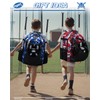 FOKDUVB Baseball Softball Backpack for Kids Boys Girls 6-8 8-12