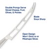 HIC Kitchen Soft Cheese Knife, Stainless Steel