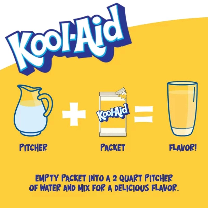 Kool-Aid Full Box 48x Packets Kool-Aid Strawberry Lemonade Soft Drink