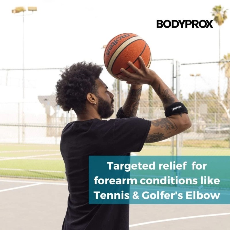 Bodyprox Elbow Brace 2 Pack for Tennis & Golfer's 2