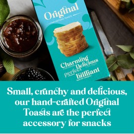 Belle & Wilde Original Artisan Toasts | Handcrafted, With No Preservatives I Suitable For Vegetarians & 100% Gluten Free | Perfect With Cheese, Dips & Pâtés