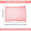 LYMOI Bird Cage Seed Catcher, 45-90'' Adjustable Bird Cage Cover,