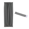 PATIKIL Blackout Door Curtain, 25 Inch W x 40 Inch