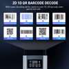 JRHC Escáner de código de barras Bluetooth, Mini lector de