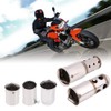 Keenso Motorcycle Exhaust Muffler, Universal Motorcycle 51 mm Exhaust DB