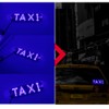 YSY Juren 1pcs Taxi Sign Light USB On/Off Button, Bright