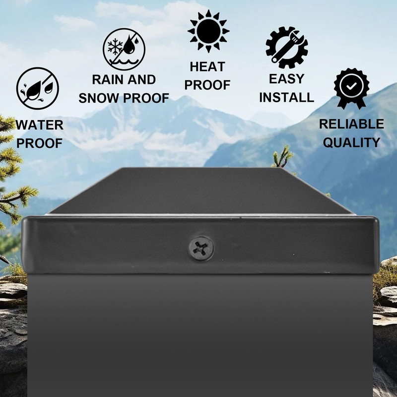 Dunzy 24 Pack Aluminum 3" x 3" Heavy Duty Post