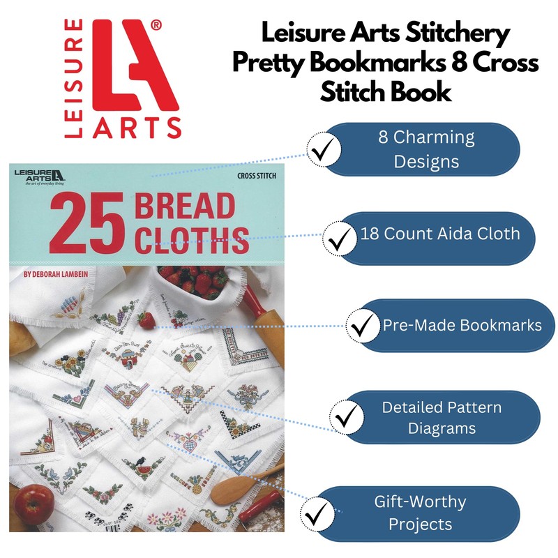 LEISURE ARTS-Pretty Bookmarks