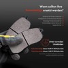 Frankberg 4x Brake Pad Set Compatible with Almera II N16