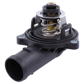 Thermostat Housing Coolant Thermostat Housing Coolant Sensor Seal Coolant Thermostat Cooling Water Thermostat Sensor with Sealing Ring for Touareg 7L Phaeton A4 B7 A6 4F A6 C6 A8 D3 4E Q7 4L 2.7 3.0
