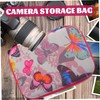 Mipcase 15Grid Camera Case Durable Zipper Closure Bag for Travel