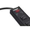 Monoprice Metal Surge Protector - 6 Outlet Power Strip, 1150