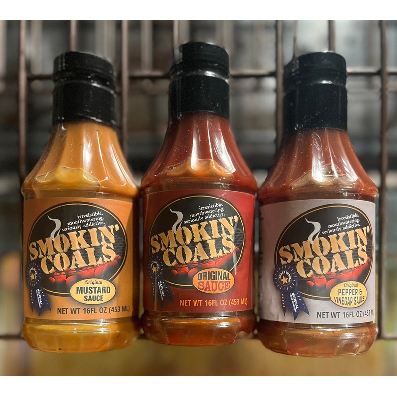 Smokin' Coals 2 Pack Award Winning Original BBQ Sauce