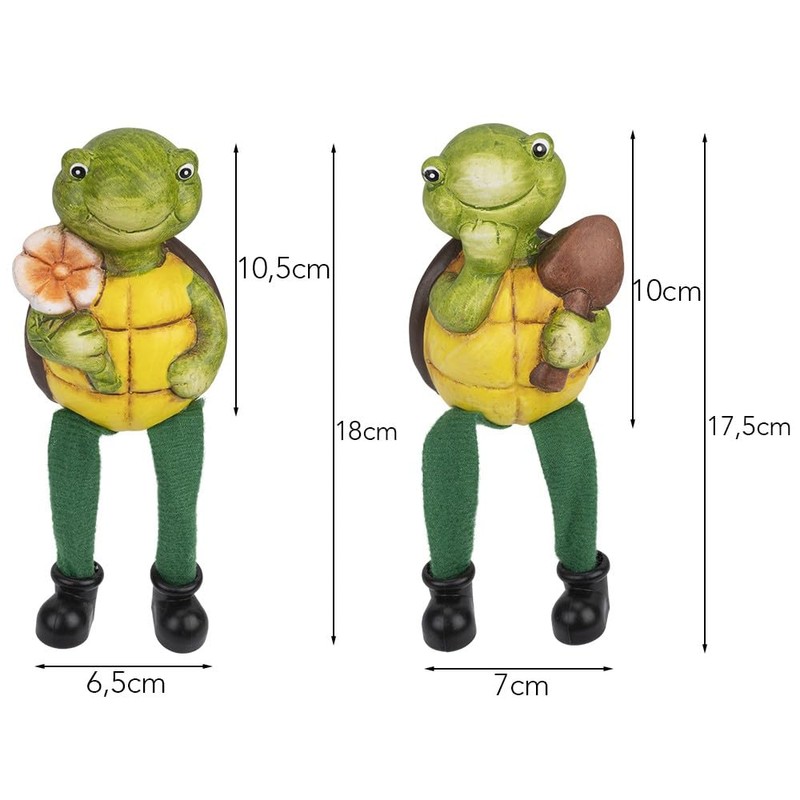 Ideen mit Herz Decorative figures with floppy legs, spring and