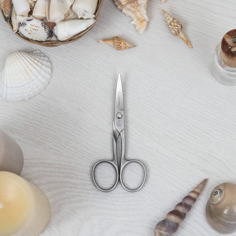 3 Claveles 12019 – Nail Scissors Curved Stainless Steel 4
