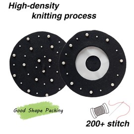 BUDUBIBI Wool Beret for Women, Classic Starry Pearl Winter Beanie French Hat Artist Painter Solid Color Beret Cap(56-58cm, Black)