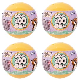 Squee-Zoo-Balls Slow Rise Plush - Lot of 4 Blind Capsules
