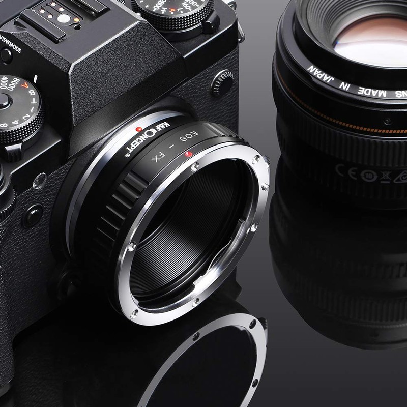 K&F Concept EOS EF/EFS-FX Fit Objektivadapter auf FujiFX Mount X-Pro1