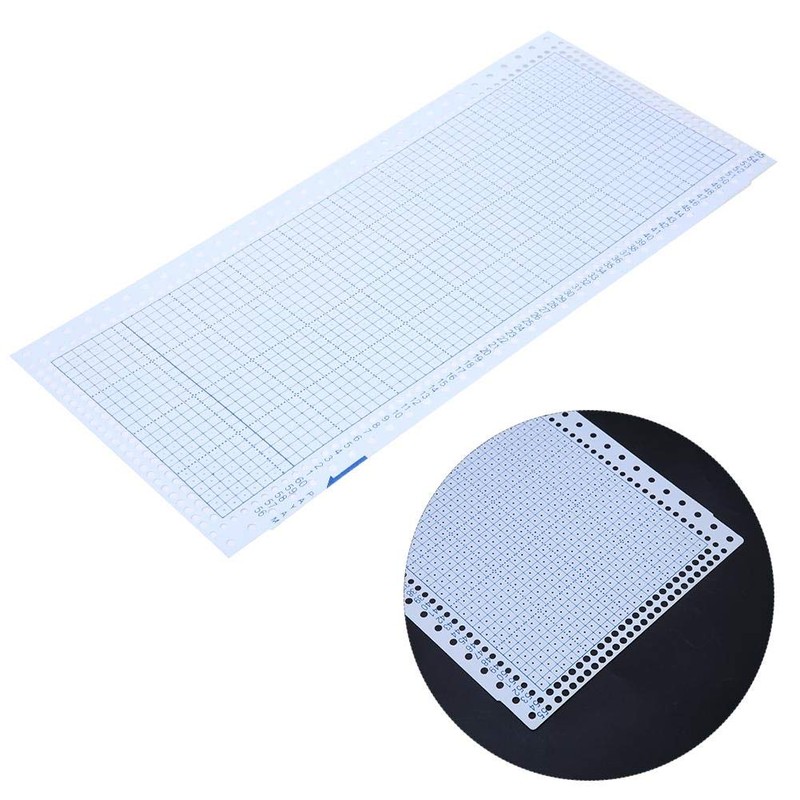10Pcs Knitting Machine Punch Card, 24 Stitch Blank Punch Card