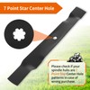 budrash GX22151 Mower Blades for John Dee re 42" Deck,
