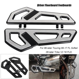 Unbranded Driver Floorboard Footboard For Harley Heritage Softail Deluxe Road Glide King