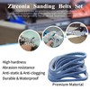3/8" x 13" Zirconia Sanding Belts, 30 pack 3/8x13 Inch