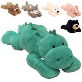 E-ALLDIR Weighted Anxiety Stuffed Animal, Weighted Dinosaur Plush Throw Pillowd, Super Soft Anxiety Dinosaur Stuffed Animals Plush, 50/70 cm Weighted Plushie Tiered Animal Toy Gift for Boys Girls