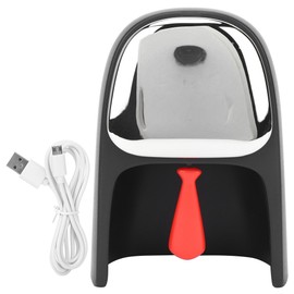 Smart Alarm Clock Gentleman Appearance Multifunctional Bedroom Bedside DecorationBlack