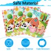 132Pcs Farm Birthday Decorations Farm Animals Party Supplies Tableware Set