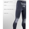 X-BIONIC® ENERGIZER 4.0 Pantaloni Sportivi a Compressione Uomo L Nero