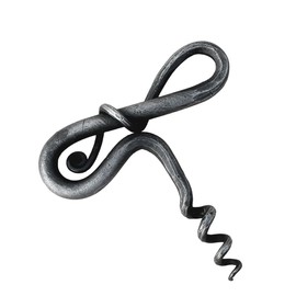 Wine Bottle Opener Hand Forged Twisted Handle Corkscrew Wine Bottle Opener Wrought Iron Handcrafted Metal Wine Bottle Opener Heavy Duty Medieval Style Corkscrew Wine Opener BY LIVING IDEAS