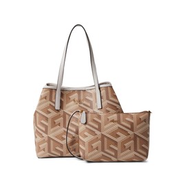 GUESS Vikky Tote Taupe Logo One Size