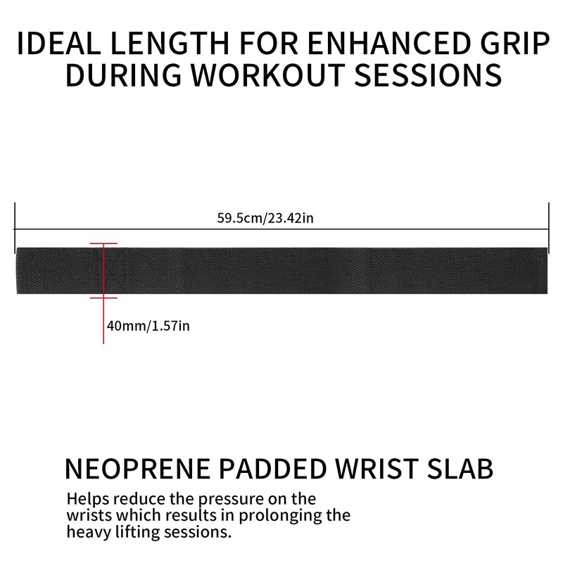 1 Pair / 2 Pieces Lifting Straps Strength Training Lifting