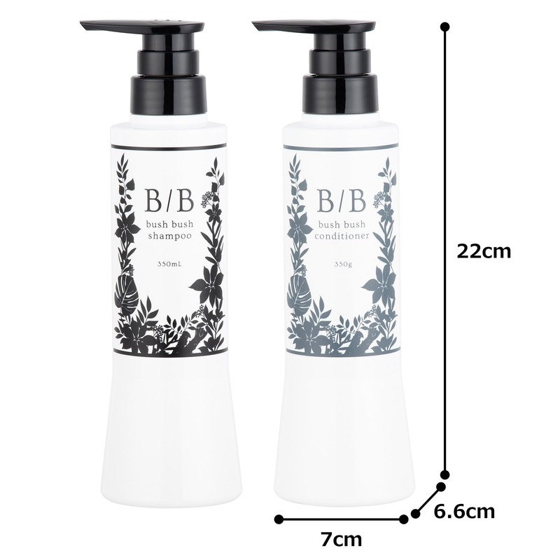 bush bush Shampoo & Conditioner Set, 11.8 fl oz (350