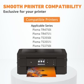 PG-575XL CL-576XL Printer Cartridges 575 XL 576 XL Compatible with Canon Printer Cartridges 575 576 for Canon PIXMA TS3550i TS3551i TS3750i TS3751i TS3752i TR4750i TR4751i (1 Black, 1 Colour