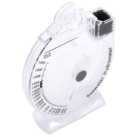 Concentration Specific Gravity Sea Saltwater Hydrometer, Sea Hydrometer, Test Saltwater Aquarium Testing Tool Fish Tank Pets Animals for Aquarium(HD-T-H018)