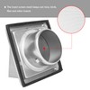 FRESH SPEED 4 Inch Dryer Vent Cover Outside Stainless Steel