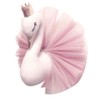 3D Wall Hanging Decoration Cute Crown Dress Swan Wall Art