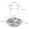 Onlyfire Stainless Steel Chicken Wing Leg Rack with Drip Pan,