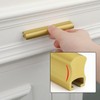 Peaha 10 Pack Adjustable Drawer Pulls Matte Gold Cabinet Handles