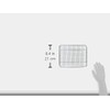 Winco Pan Grate, 8-Inch by 10-Inch,Chrome, Half Size