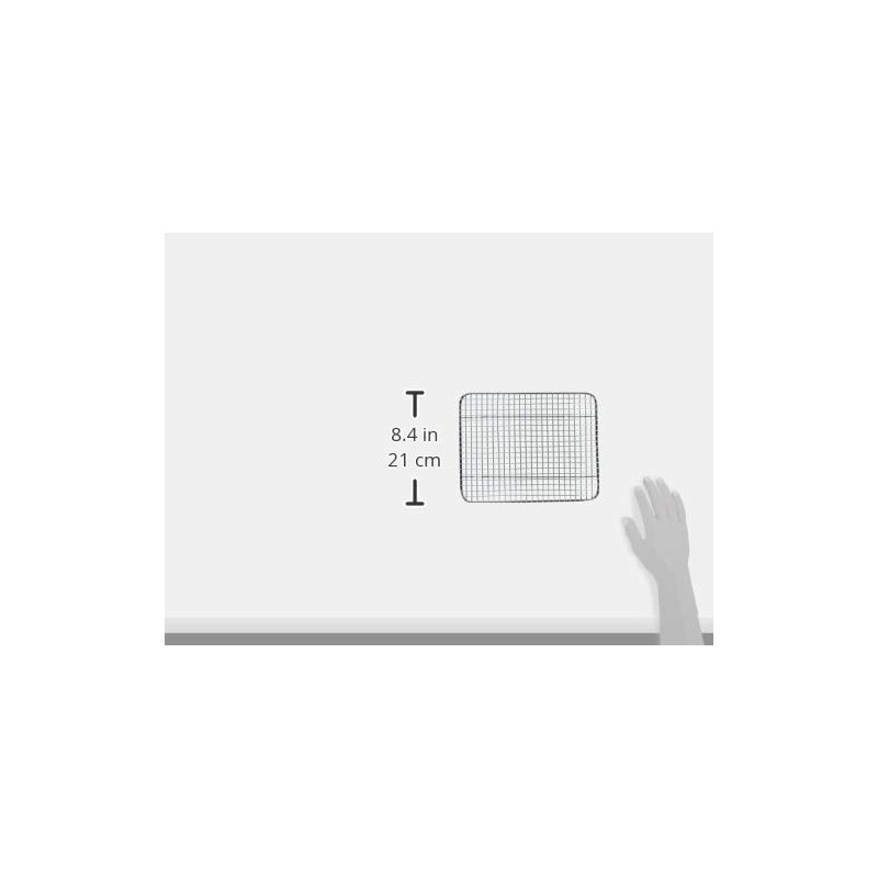 Winco Pan Grate, 8-Inch by 10-Inch,Chrome, Half Size