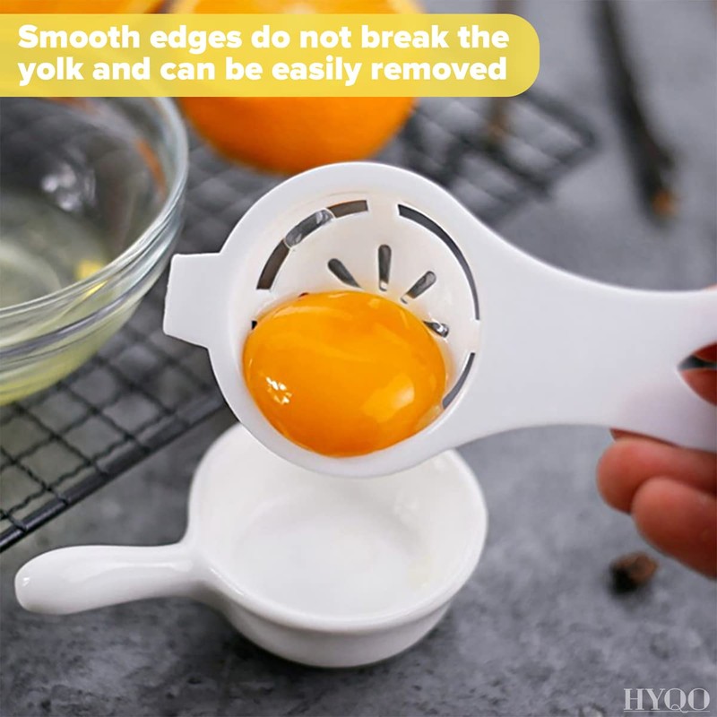 3 Pcs Egg Separators for Yolk – Easy-To-Use Egg Separator