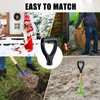 Yaocom Plastic Spade Handle Shovel D Grip Handle Binding with
