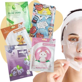 Mascarillas Hidratantes Reparan La Piel Seca Antiedad Elasticidad Luminosidad Images 10pzs