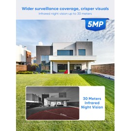 SANNCE 10CH 5MP NVR All-in-One Wireless CCTV Security Camera System with 1TB HDD Waterproof Surveillance IP Camera System,Plug an Play,Enhance Signal,P2P,Snapshot Email Alert & APP Push