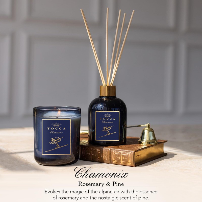 TOCCA Chamonix Reed Diffuser, 6oz - Rosemary & Pine Scented