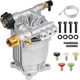 YAMATIC Pressure Washer Pump 3/4" Shaft Horizontal Max 3200 PSI 2.5 GPM