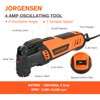JORGENSEN Oscillating Tool 5°Oscillation Angle, 4 Amp Oscillating Multi Tools