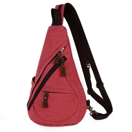 HUXFAM Small Sling Crossbody Backpack Multipurpose Casual Daypack Backpacks Outdoor Cycling Hiking